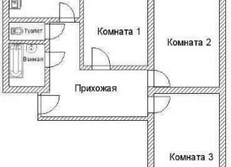 3-комнатная квартира на продажу, 79 м2, Москва, Алма-Атинская улица, 2, район Братеево