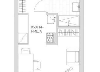 Продажа квартиры студии, 26.3 м2, Москва, Автомобильный проезд, 4, станция Калитники