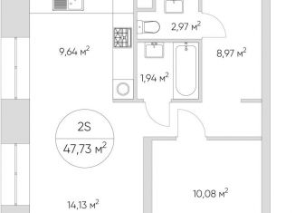 Продается 2-ком. квартира, 47.7 м2, Москва, Автомобильный проезд, 4, Автомобильный проезд