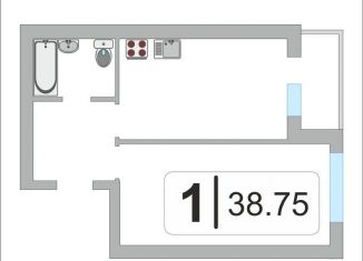 Продам однокомнатную квартиру, 37 м2, Тюмень, Ставропольская улица, 97к1, ЖК Юго-Западный