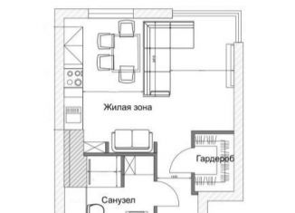Квартира на продажу студия, 20.5 м2, Москва, Ленинский проспект, метро Университет