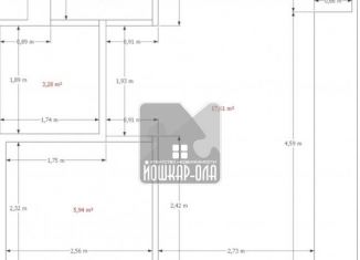 Продам 1-ком. квартиру, 31 м2, Йошкар-Ола, улица Зарубина, 15, микрорайон Вашский