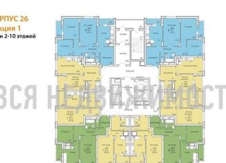 Продается 2-комнатная квартира, 57.2 м2, Воронеж, ЖК Микрорайон Боровое, улица Федора Тютчева, 93А