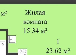 Продажа квартиры студии, 24 м2, Ростов-на-Дону, проспект Ленина, 46/2, ЖК Ленина, 46