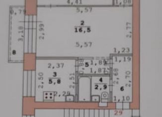 2-ком. квартира на продажу, 42.7 м2, Екатеринбург, Калиновский переулок, 13, метро Уралмаш