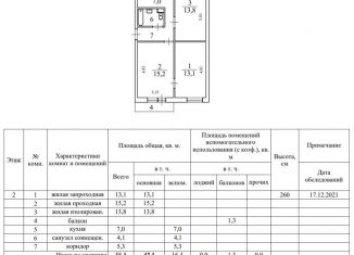 Продаю трехкомнатную квартиру, 59 м2, поселок Путевой машинной станции-4, посёлок Путевой Машинной Станции-4, 2