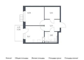 Продаю однокомнатную квартиру, 37.3 м2, поселение Рязановское, жилой комплекс Алхимово, к9