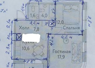 Сдается двухкомнатная квартира, 60 м2, Москва, шоссе Энтузиастов, 3к1, станция Москва-Товарная