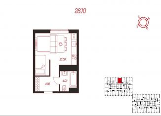 Квартира на продажу студия, 28 м2, Тульская область