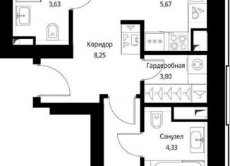 Продается 2-комнатная квартира, 62.8 м2, Москва, метро Верхние Лихоборы