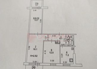 Продам 3-комнатную квартиру, 61.5 м2, Ростов-на-Дону, Вятская улица, Первомайский район