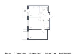 Продажа 2-комнатной квартиры, 54.2 м2, посёлок Жилино-1, жилой комплекс Егорово Парк, к3.2