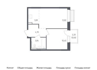 Продажа двухкомнатной квартиры, 37.3 м2, село Лайково