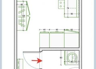 Квартира на продажу студия, 10.2 м2, Москва, Халтуринская улица, 17, район Преображенское