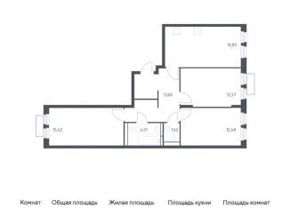 Продам 3-ком. квартиру, 76.1 м2, Москва, проезд Воскресенские Ворота, метро Охотный Ряд