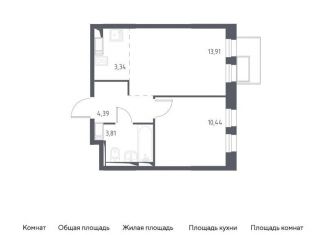 Продам однокомнатную квартиру, 35.9 м2, Московская область, жилой комплекс Горки Парк, к3.2
