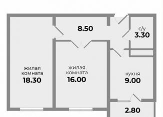 Продажа двухкомнатной квартиры, 55.7 м2, Ставропольский край, Прекрасная улица, 19