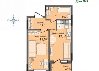Продажа 1-комнатной квартиры, 37.5 м2, Ижевск