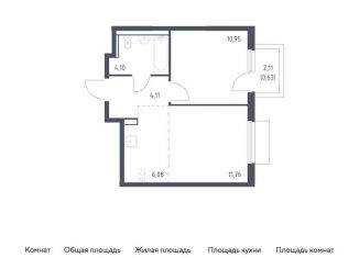 Продается однокомнатная квартира, 37.6 м2, Московская область, Советская площадь