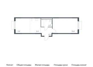 Продаю однокомнатную квартиру, 48.2 м2, Московская область