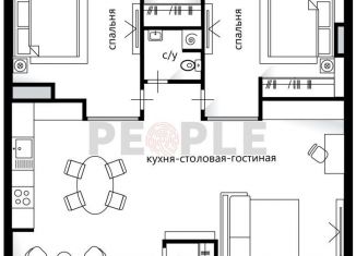 3-комнатная квартира на продажу, 98 м2, Москва, Садовническая улица, 29, ЖК Балчуг Резиденс
