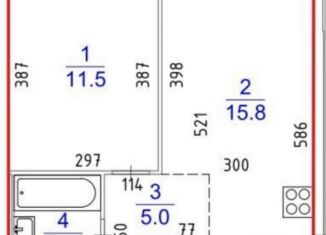 Продажа двухкомнатной квартиры, 36.4 м2, Екатеринбург, ЖК Космонавтов 11, Полимерный переулок