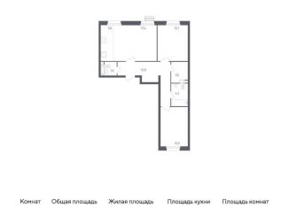 Продается 2-комнатная квартира, 69 м2, Москва, проспект Куприна, 36к1