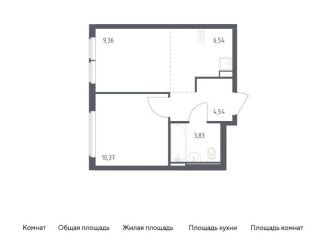 Продажа 1-комнатной квартиры, 34.6 м2, село Остафьево, жилой комплекс Остафьево, к22