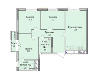 Продаю 4-ком. квартиру, 68 м2, Ижевск, Устиновский район