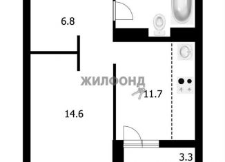 Продается 1-комнатная квартира, 38.1 м2, Новосибирск, Красный проспект, 220, ЖК Нобель