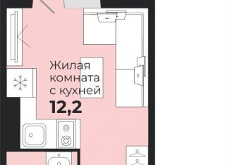 Продается 1-комнатная квартира, 18.4 м2, село Криводановка