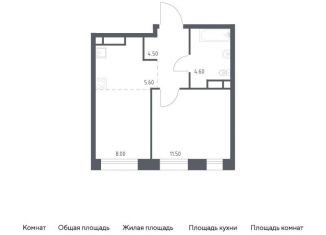 Продам однокомнатную квартиру, 34.2 м2, Москва, метро Братиславская, Шоссейная улица, 90с59