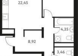 2-комнатная квартира на продажу, 67.4 м2, Пушкино, Школьная улица, 28к1