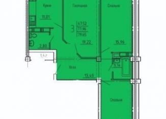 Продаю 3-ком. квартиру, 76.5 м2, Пенза, улица Генерала Глазунова, 6