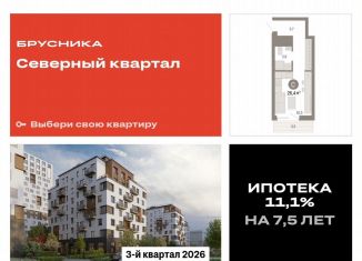 Продам квартиру студию, 26.4 м2, Екатеринбург, метро Проспект Космонавтов, переулок Ритслянда, 11