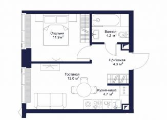 Продается однокомнатная квартира, 37 м2, Москва, станция Хорошёво