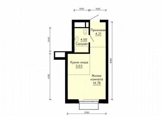 Продаю 1-комнатную квартиру, 28 м2, Екатеринбург, метро Геологическая, жилой комплекс ПаркЛайф, 8