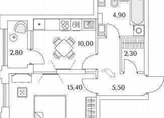 Продам однокомнатную квартиру, 19.5 м2, Санкт-Петербург, Планерная улица, 99, муниципальный округ Юнтолово