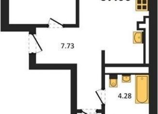 Продается 2-ком. квартира, 57.1 м2, Калининградская область