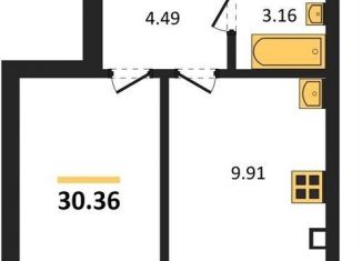 Продажа однокомнатной квартиры, 30.4 м2, Калининградская область