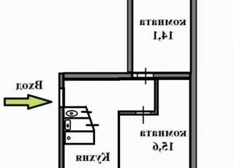 Продажа 2-ком. квартиры, 46 м2, Киров, улица Сурикова, 26А