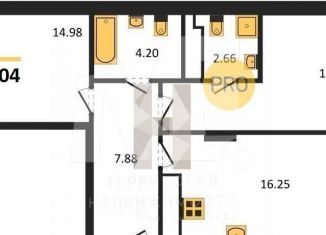 Продажа 2-ком. квартиры, 64 м2, Калининград, улица Старшины Дадаева, 55