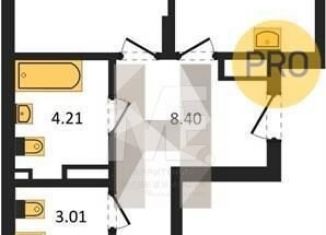 Продам 2-ком. квартиру, 53.3 м2, Калининград, улица Ломоносова, 52