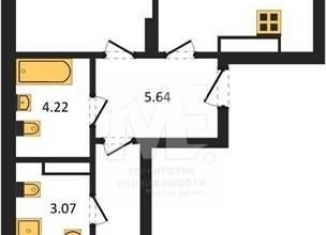 Продается 2-комнатная квартира, 62.3 м2, Калининград, улица Старшины Дадаева, 55