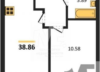 Продаю 1-ком. квартиру, 38.9 м2, Калининградская область, Батальная улица, 65Б