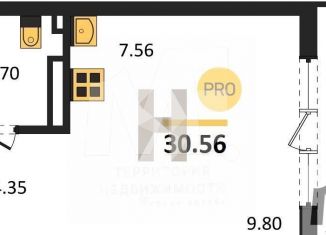 Продается квартира студия, 30.6 м2, Светлогорск, улица Нахимова