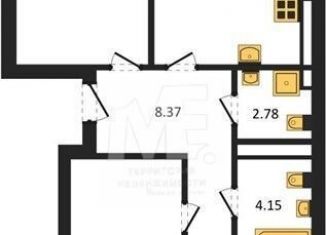 Продается 3-ком. квартира, 75 м2, Калининград, Московский район