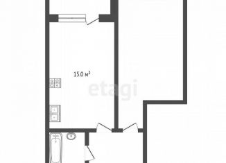 Продается однокомнатная квартира, 41.9 м2, Тюмень, улица Бориса Житкова, 10, Восточный округ