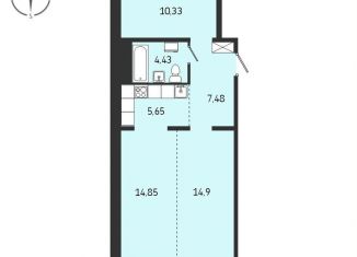 Продаю квартиру свободная планировка, 60.3 м2, Иркутск, Советская улица, 115/1, Правобережный округ