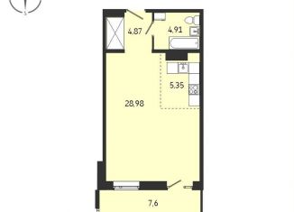 Продаю квартиру со свободной планировкой, 51.7 м2, Иркутск, Советская улица, 115/1, Правобережный округ